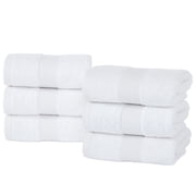 Fabstyles Super Soft and Absorbent Hand Towel, Luxury Hand Towels for Spa, Home, and Hotel, Quick Dry Hand Towels, Set of 6, 16 x 28 Inches