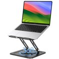 thumbnail image 1 of LOXP Adjustable Laptop Stand, Computer stand with 360 Rotating Base, Ergonomic Laptop Riser for Desk Foldable Laptop Mount Protable Computer Stand for Lapt, 1 of 9