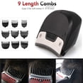 thumbnail image 4 of Tondeuses à Cheveux Raccourcis Kit d'Auto-coupe pour Hommes, Tondeuse Électrique Sans Fil Rechargeable par Usb Machine Professionnelle de Coupe de Cheveux Raccourci Kit d'Auto-toilettage de Coupe de Cheveux avec 9 Peignes, 4 of 7