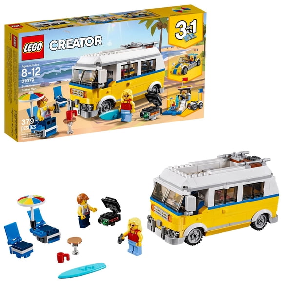 Ens. de construction Sunshine Surfer Van LEGO Creator