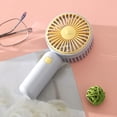 thumbnail image 4 of Yhmxh Fan-Desk Fan Portable Fan Box Fan Mini Fan Handheld Pocket Mini Fan Portable with Bracket Desktop USB Charging Fan Fan Heater, 4 of 6