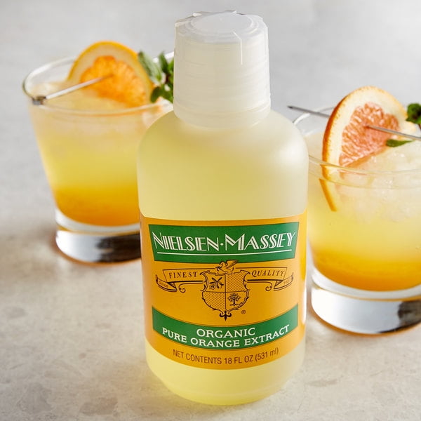 Nielsen-Massey 18 oz. Extrait d'Orange Pur et Biologique