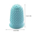 thumbnail image 2 of Fingertips Covers Anti-fingerprint Protector Heat Resistant Anti-skid Set Gloves Accessory for Elastic Sleeve Reading Money Counting Green XL, 2 of 6