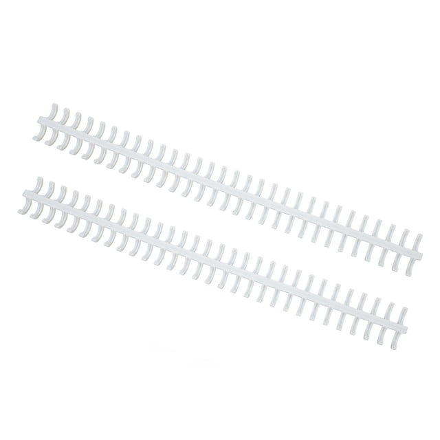 Eotvia PP Binding Spine, White, 10 Count