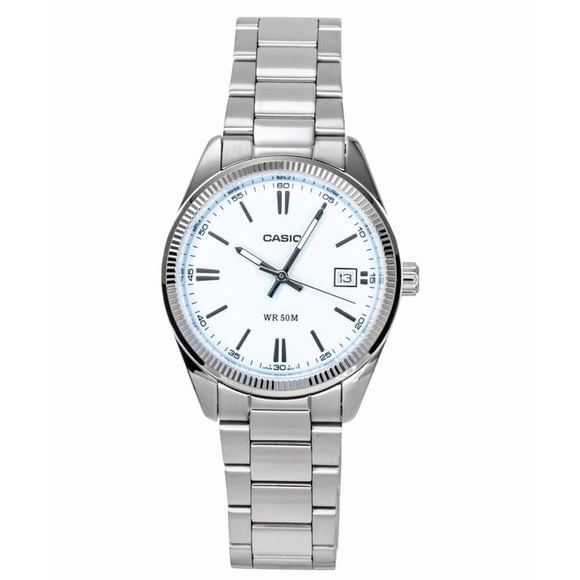 Casio Analog Stainless Steel Turquoise Dial Quartz UTP-1302PD-2A2V Unisex Watch