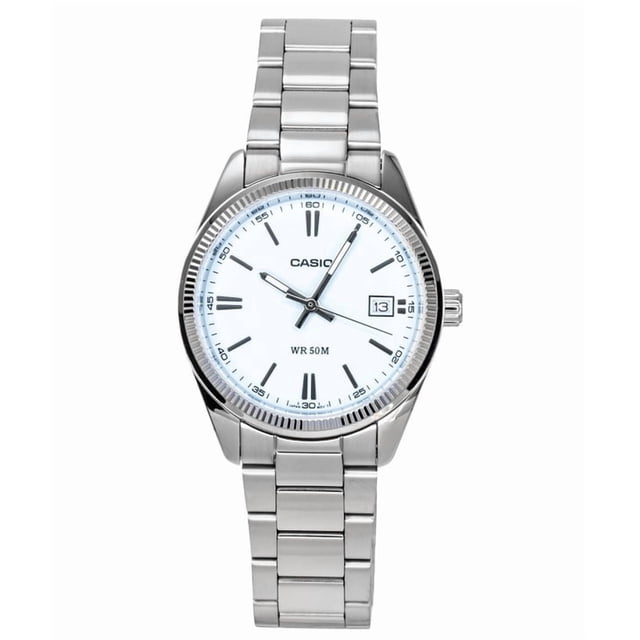 Casio Analog Stainless Steel Turquoise Dial Quartz UTP-1302PD-2A2V Unisex Watch