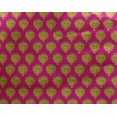 thumbnail image 4 of oneOone Georgette Viscose Fabric Floral & Flying Swan Block Print Fabric BTY 42 Inch Wide, 4 of 4