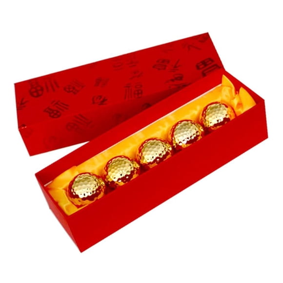 Maytalsory Décoration Nœud Chinois pour Balles de Golf Boîte de Rangement Premium Club Style A 1 Pce
