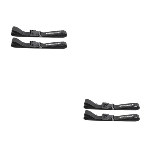 QualitChoice 1/2/3/5 2X Attaché Ceinture Ensemble Bagages Cils Sangle Cargo Cravate Stockage Randonnée Camping Boucle Longue Réglable Voyage Valise Noir/S 2PCS