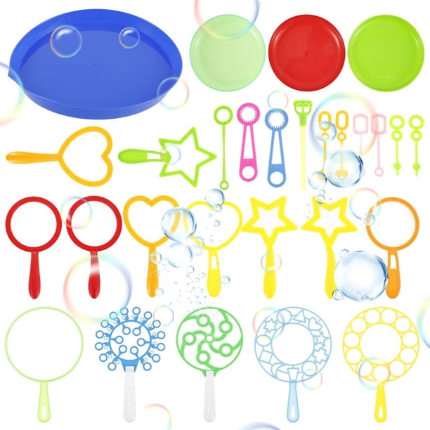 Kit De Bulles De Savon pour Les Enfants, 15 Pièces Baguette des Bulles