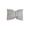 Gray#30408, variant on Striped Bow-Decorated Pillow Cover for Sofa and Bed | Velvet Bolster Pillowcase with Cinched Waist | 50x33cm Standard Size for Rectangular Inserts | Home Decor Accent for Living Room or Bedroom