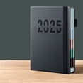 thumbnail image 2 of WHEANG Home Decor 2025 Academic Planner 2025 Monthly Tabs Daily Organizer Twin Wire Binding Pocket Folder Sticky Notes One Size Multi-Color, 2 of 9