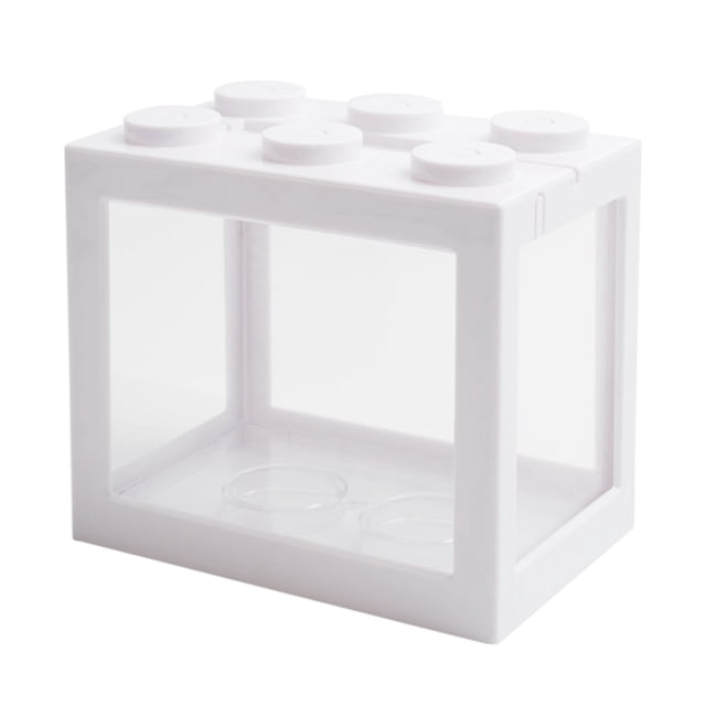 Labymos Mini Réservoirs de Poissons Rangée Aquarium Réservoirs Empilables Réservoirs d'Alimentation pour Fourmis Mini Rangée pour Reptiles Boîte