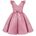 thumbnail image 4 of Robe de Fête pour Bébé Fille Robe à Paillettes pour Enfants Jupe à Manches Volantées Robe pour Fille Robe de Festival Robe de Princesse, 4 of 9