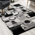 thumbnail image 1 of Rug Branch Montage Modern Area Rug Abstract - Grey / Gray - VE7443GY310, 1 of 7