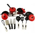 thumbnail image 4 of 13PCS Set Kitchen Pretend Play Cooking Pots Pans Food Dishes Cookware Kid Child Play House Simulation Toys Boys Girls Gift, 4 of 6