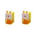 thumbnail image 2 of serony Hand Pencil Sharpener Manual Pen Cutting Sharpening Machine Office Stationery yellow 2Set, 2 of 6