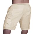 thumbnail image 2 of Solid Color Cargo Pants for Men‘s Summer Style  Slim Fit Casual Shorts, 2 of 6