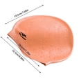 thumbnail image 3 of 3PCS Silicone Swimming Caps, For Adults & Kids, High Stretch, Soft & Comfortable, For Swimming/Wading, 3 of 4