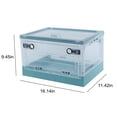 thumbnail image 2 of EGNMCR Storage Bins With Lids - Storage Bins, Plastic Storage Bins For Closet Organizer, 28L Folding Storage Box, Stackable Toy Storage Bins Storage Jar, 2 of 6