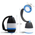 thumbnail image 4 of Lanterne de Camping LED, Lampe de Poche Sport Légère Rechargeable Étanche pour Extérieur, Projecteur Portable pour Camping Chasse Pêche Randonnée Urgence, Batterie Externe Intégrée 1200mAh, 4 of 5