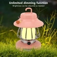 thumbnail image 4 of Retro Rechargeable Camping Lantern Infinite Dimming 3  Color Temperature Camping Lantern Portable Tent Light Emergency Light for Outdoor Camping Hiking Emergency Fishing, 4 of 8