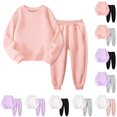 thumbnail image 4 of LIJCC Ensemble Deux Pièces pour Filles, Automne et Hiver, Chandail à Col Rond Rembourré et Pantalon, 4 of 4
