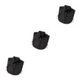 thumbnail image 4 of QualitChoice Simple Design Solid Color False Collar Formal Fashion Chiffon Fake Half Shirt Decorative Detachable Lapel Clothing Decor Black Point 3PCS, 4 of 6