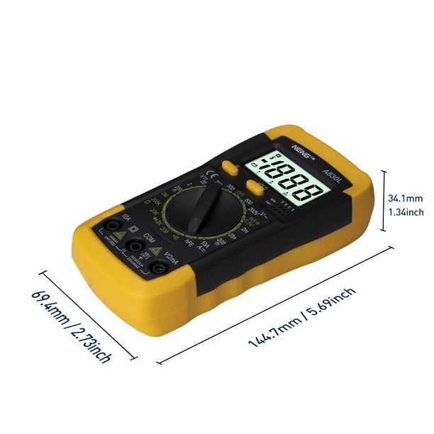 ANENG SZ308 Digitales Multimeter AC/DC Strommessgerät Spannungs-Wirstandsmessgerät Elektriker LCD-Bildschirm Ohm Rechteckwellen-Test ANENG SZ308 Digitales Multimeter AC/DC Strommessgerät Spannungs-Wirstandsmessgerät Elektriker LCD-Bildschirm Ohm Rechteckwellen-Test