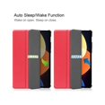 thumbnail image 2 of Case for Xiaomi Pad 5 Pro 12.4 inch 2022, Tri fold Slim Lightweight Hard Shell Smart Protective Cover with Multi-Angle Stand, Universal Stylus Pen, 2 of 7