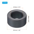 thumbnail image 2 of Unique Bargains Ferrite Toroid Core, Toroid Core 1.2' ODx0.7' IDx0.6' H, Black 5 Pack, 2 of 5