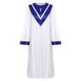 thumbnail image 1 of Rswnyirn Robe d'Église Élégante pour Femmes Hommes Prêtres Luthériens Prédicateurs Robes de Ministre Robe de Soirée Bleue S/150, 1 of 5