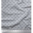 thumbnail image 1 of Soimoi Silk Fabric Paper Craft Bird Small Fabric Prints by Yard 42 Inch Wide, 1 of 3