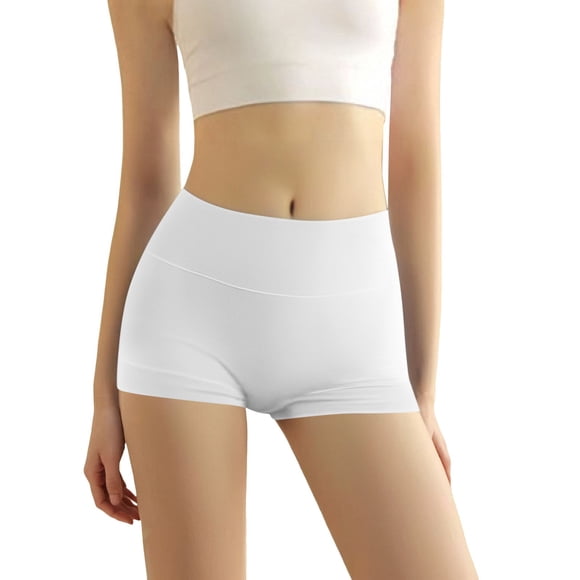 Women's Boyshorts Underwear High Waisted Comfortable Breathable Soft Stretchable Seamless Panties for Everyday Wear