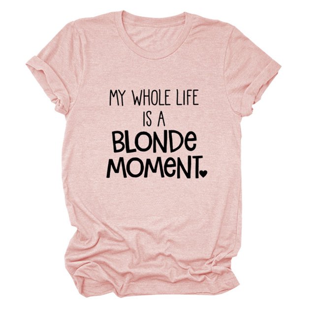 Hauts d'Été Grande Taille pour Femmes Hauts d'Été pour Femmes T-Shirt à Manches Courtes Col Rond Imprimé Lettre Blouse Basique Décontractée T-Shirt Col en V Femmes en Liquidation