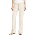 thumbnail image 1 of Birdeem Mode Femmes Été Décontracté Ample Coton et Lin Poche Pantalon Uni, 1 of 7