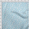 thumbnail image 4 of oneOone Velvet Sky Blue Fabric Tropical Craft Projects Decor Fabric Printed By The Yard 58 Inch Wide, 4 of 5