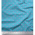 thumbnail image 1 of Soimoi Japan Crepe Satin Fabric Floral & Check Printed Fabric 1 Yard 42 Inch Wide, 1 of 5