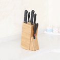 thumbnail image 3 of Sonew Multifunctional Holes Knife Rack Storage Rack Tool Kitchen Knife Holder Knife Block Tool,Bamboo Knife Rack, 3 of 10