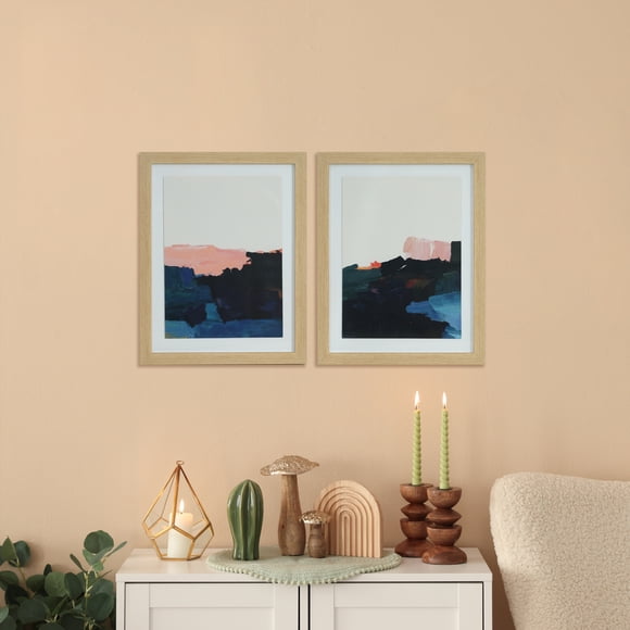 No Brand 11x14 2pk Abst Home Decor Framed Art
