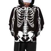 MHFRRA Men's Hoodies 2023 Autumn and Winter and Fashion Street 3D Digital Print Loose Pullover Men's Hoodie Hoodie L