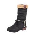 thumbnail image 2 of Thick Heel, Comfortable, Non-slip, Wear-resistant And Warm Strap Middle Tube, 2 of 4