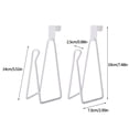 thumbnail image 3 of TIMIFIS Toilet Paper Holder 2Pcs Metal Over The Toilet Paper Roll for Bathroom Tissue The Hook for Bathroom Storage and Kitchen Organization Hanging Holds Paper Towels Holder, 3 of 6