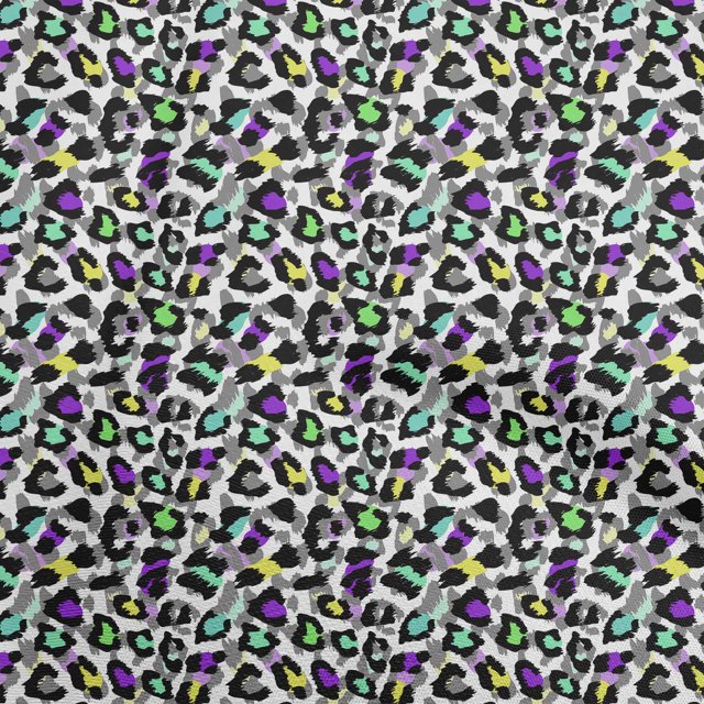 oneOone Viscose Chiffon Purple Fabric Animal Skin Sewing Material Print Fabric By The Yard 42 Inch Wide-HW