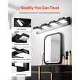 thumbnail image 3 of VEVOR 4-Light LED Modern Bathroom Vanity Light Fixtures 25.59-Inch Wall Light Fixtures, 3 of 9