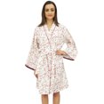 thumbnail image 1 of Bimba Robe Imprimée Feuilles pour Femmes Kimono de Demoiselle d'Honneur - 30, 1 of 4