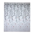thumbnail image 2 of ZZkhGO Leaf Pattern Sheer Window Voile Curtain, Single Panel Fabric Drape 200x100cm, Polyester Curtain for Living Room, 2 of 7