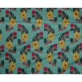 thumbnail image 4 of oneOone Polyester Lycra Fabric Leaves & Floral Block Print Fabric By Yard 56 Inch Wide, 4 of 4