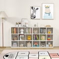 thumbnail image 3 of Costway 9-Cube Kids Toy Storage Organizer Wooden Children's Bookcase Display Bookshelf, 3 of 10