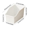 thumbnail image 4 of Feltree Large Capacity Storage Box with Wheels, Multipurpose Organizer for Bathroom Kitchen Cabinet, Easy Move Home Storage Bin, Space Saving Plastic Container, 4 of 7
